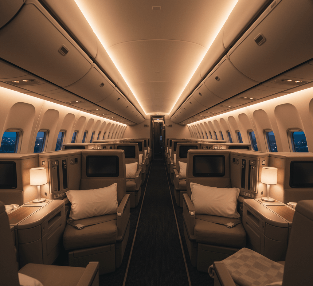 Experts in international business and first-class airfare